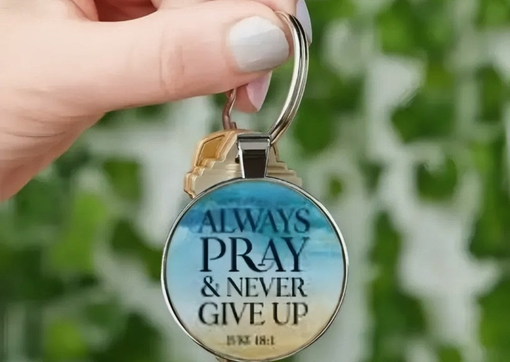 Bible verse keychain
