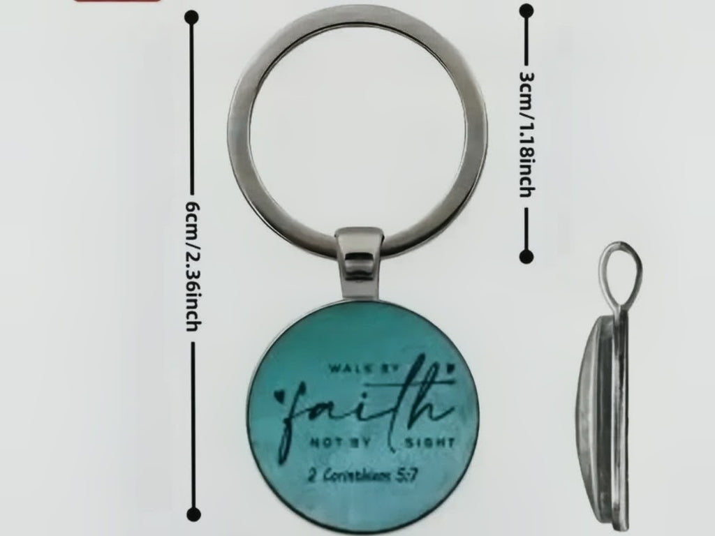 Bible verse keychain