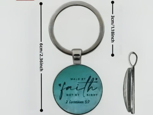 Bible verse keychain