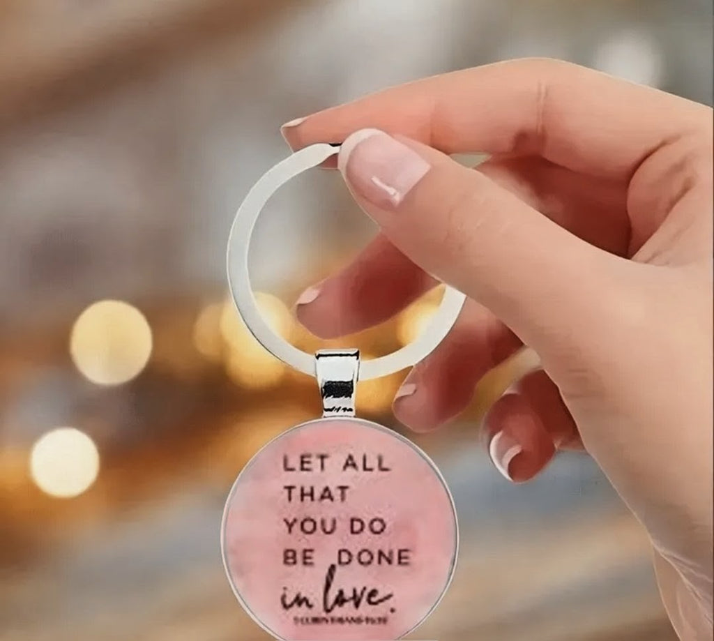 Bible verse keychain