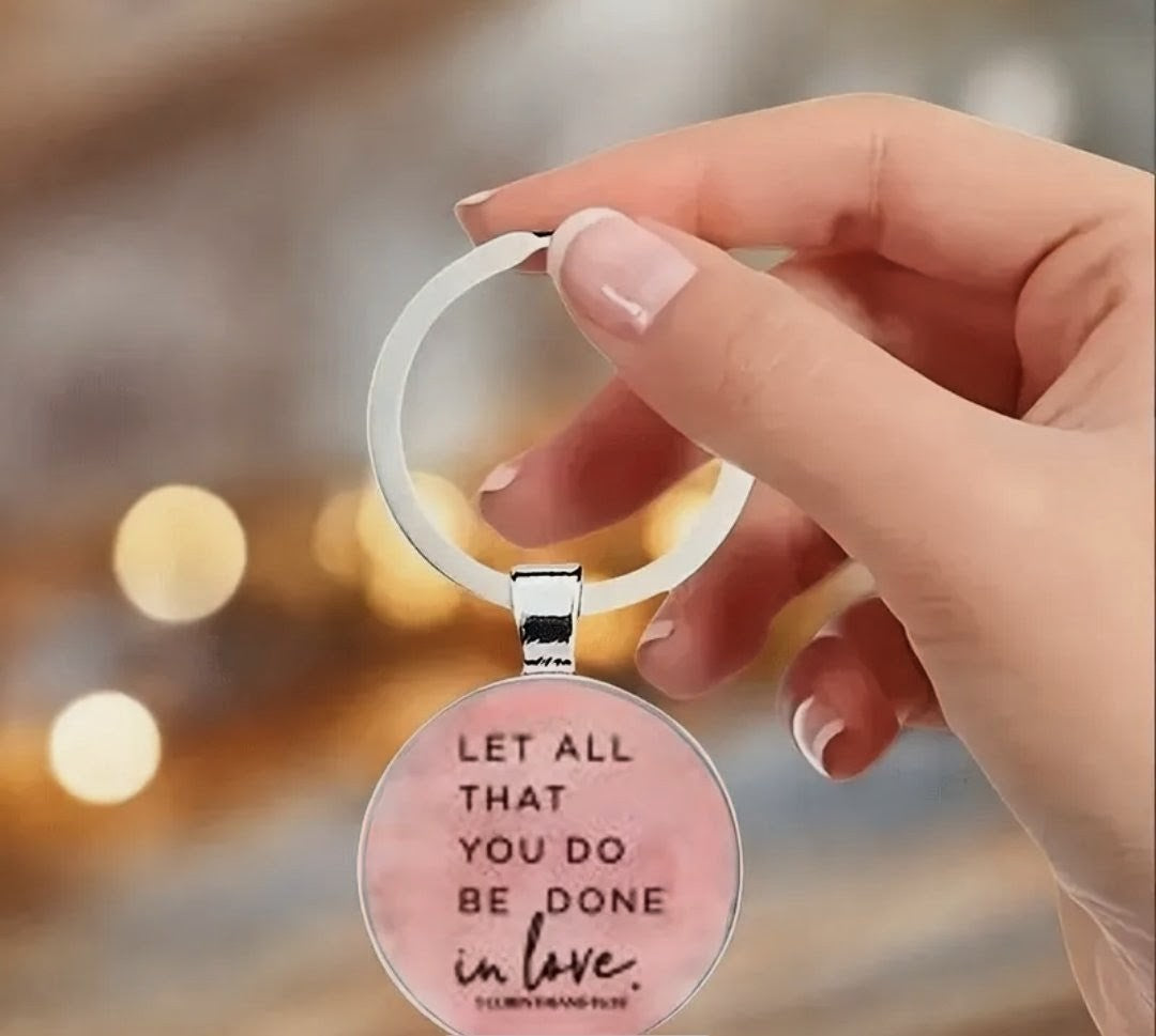 Bible verse keychain