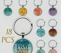 Bible verse keychain